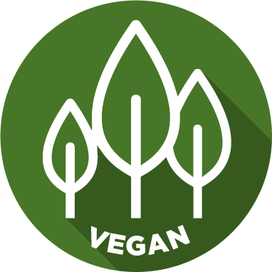 Icon for vegan friendly menu item